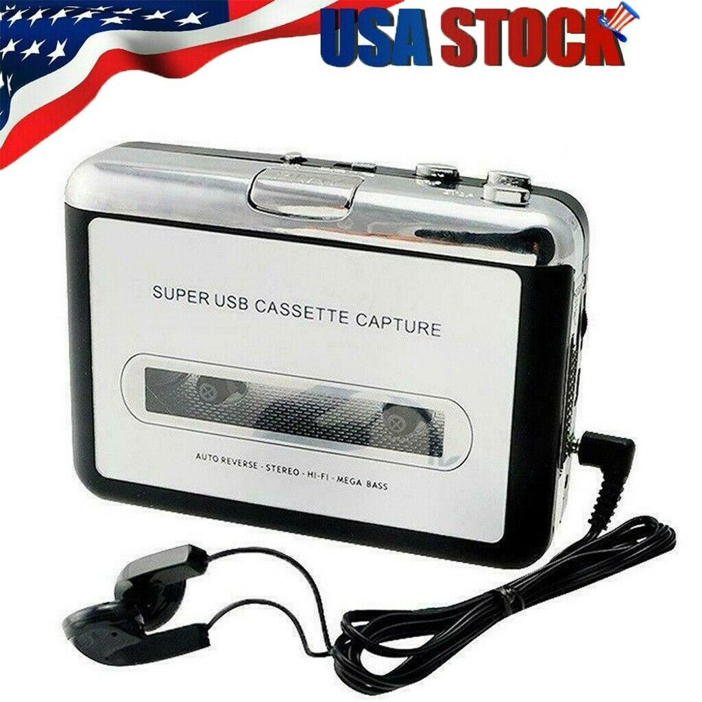 Tape To Pc Super Usb Cassette-to-mp3 Converter Capture Audio Music Player Usa