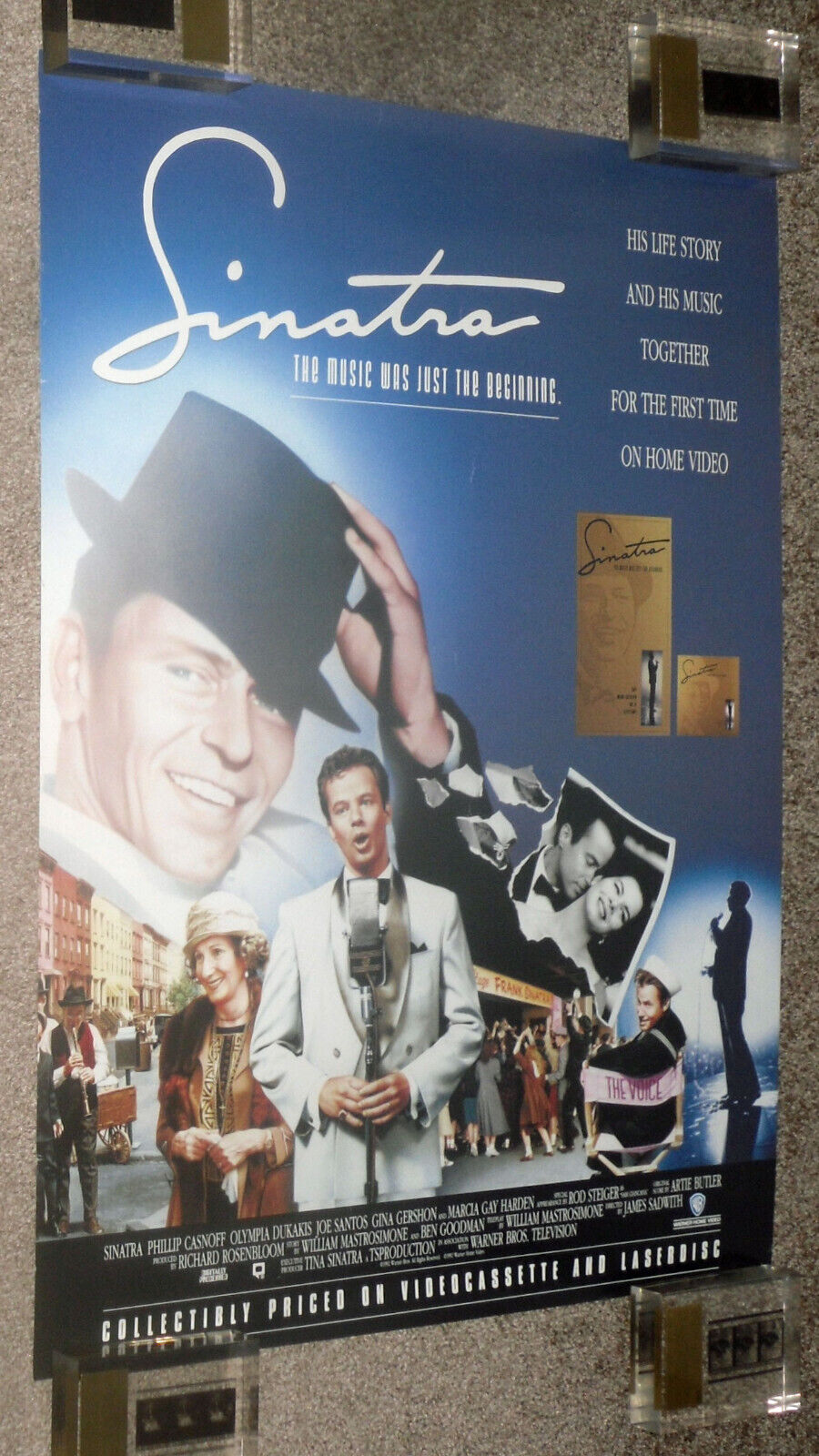 Frank Sinatra The Mini-series Original Rolled 1992 Video Release Poster