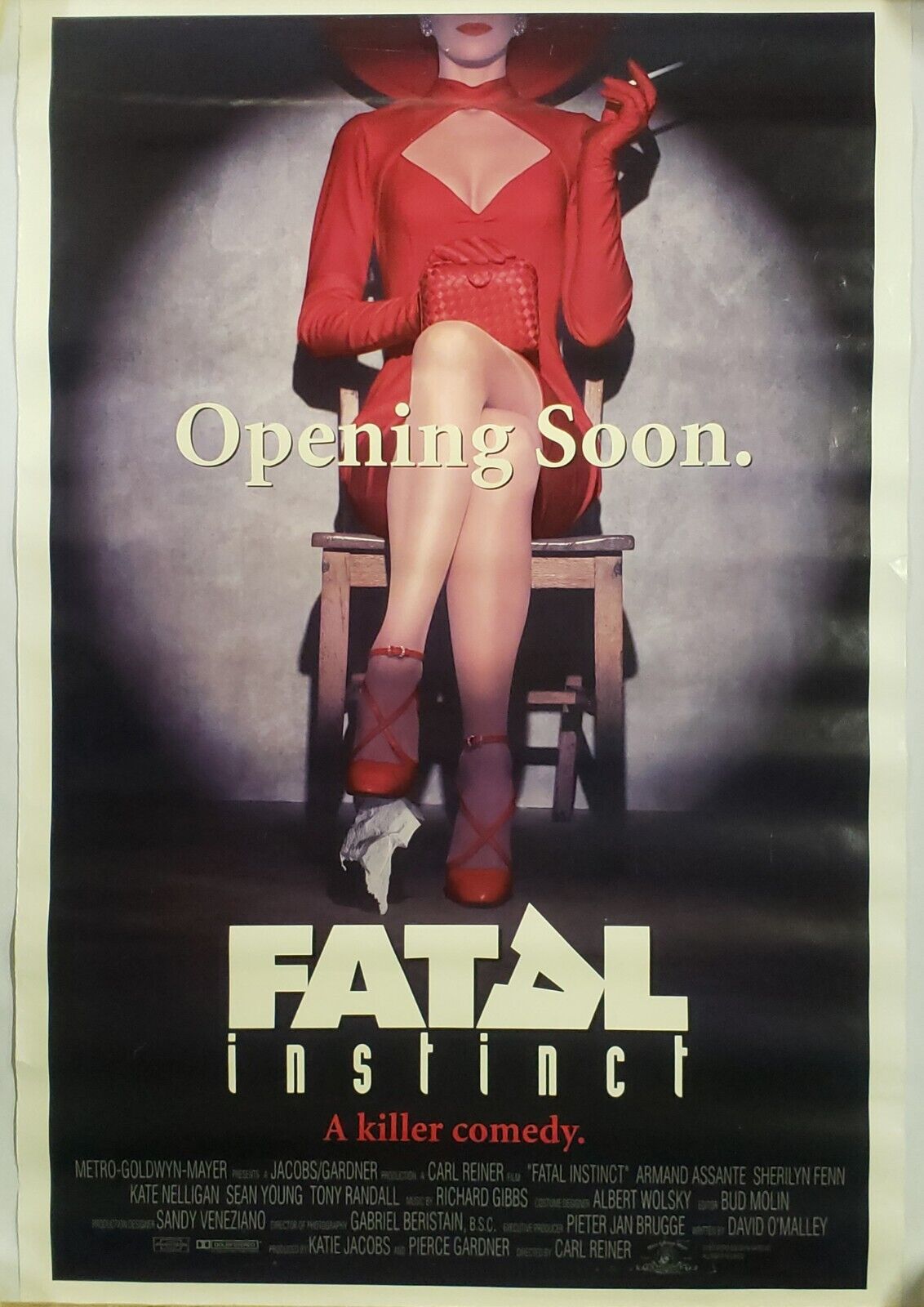 Fatal Instinct (1993) Movie Poster Ds 27" X 40" Rare