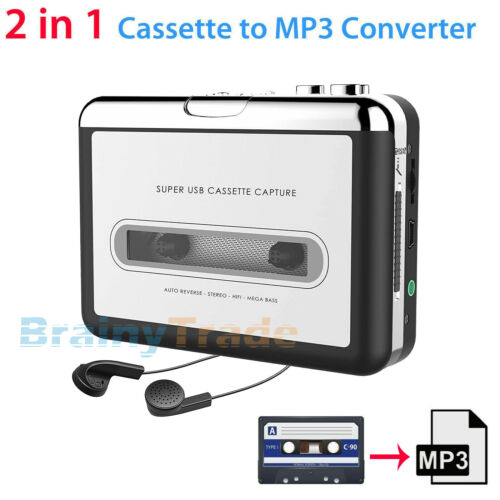 Tape To Pc Usb Cassette Cd Mp3 File Converter Capture Digital Audio Music Player