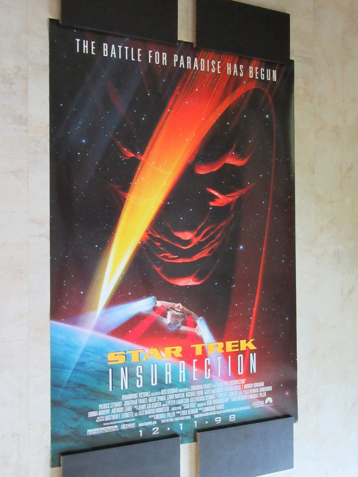 Star Trek: Insurrection [double-sided] 27x40 [original] D/s Movie Theater Poster