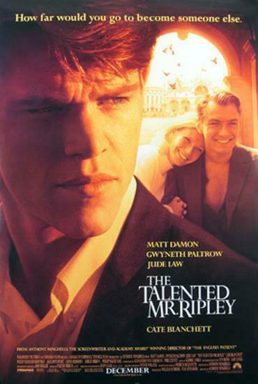 The Talented Mr. Ripley Original Movie Poster 27" X 40" Damon-paltrow P100235